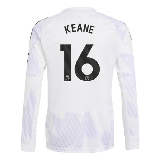 2025-2026 Man Utd Long Sleeve Away Shirt (Kids) (Keane 16)