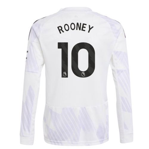 2025-2026 Man Utd Long Sleeve Away Shirt (Kids) (Rooney 10)