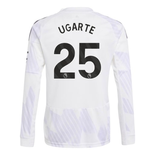 2025-2026 Man Utd Long Sleeve Away Shirt (Kids) (Ugarte 25)