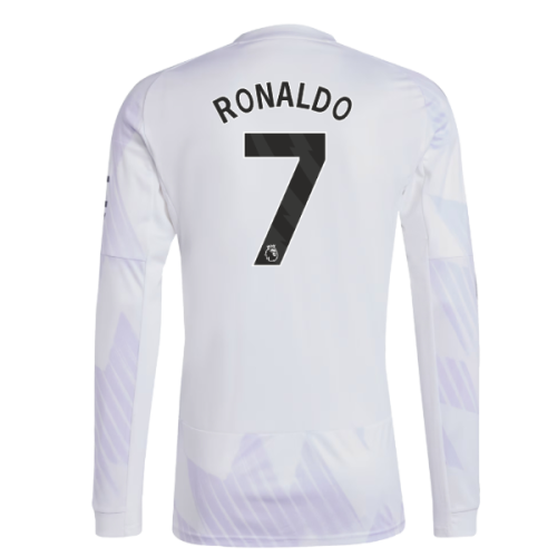 2025-2026 Man Utd Long Sleeve Away Shirt (Ronaldo 7)