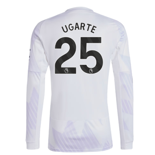 2025-2026 Man Utd Long Sleeve Away Shirt (Ugarte 25)