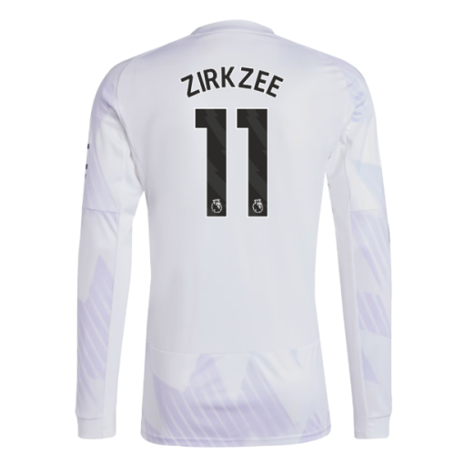 2025-2026 Man Utd Long Sleeve Away Shirt (Zirkzee 11)