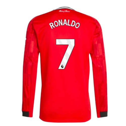 2025-2026 Man Utd Long Sleeve Home Shirt (Ronaldo 7)