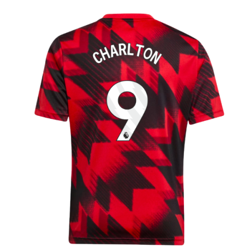 2025-2026 Man Utd Pre-Match Shirt (Red) - Kids (Charlton 9)