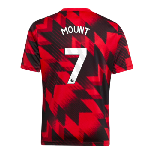 2025-2026 Man Utd Pre-Match Shirt (Red) - Kids (Mount 7)
