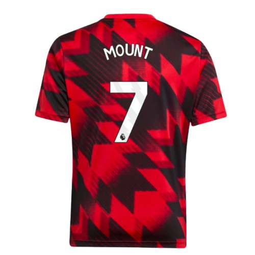 2025-2026 Man Utd Pre-Match Shirt (Red) - Kids (Mount 7)