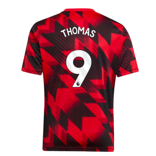2025-2026 Man Utd Pre-Match Shirt (Red) - Kids (Thomas 9)