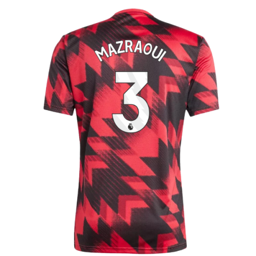 2025-2026 Man Utd Pre-Match Shirt (Red) (Mazraoui 3)