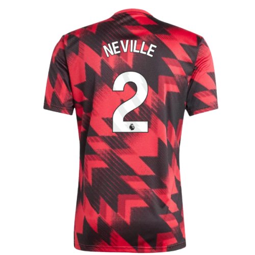 2025-2026 Man Utd Pre-Match Shirt (Red) (Neville 2)