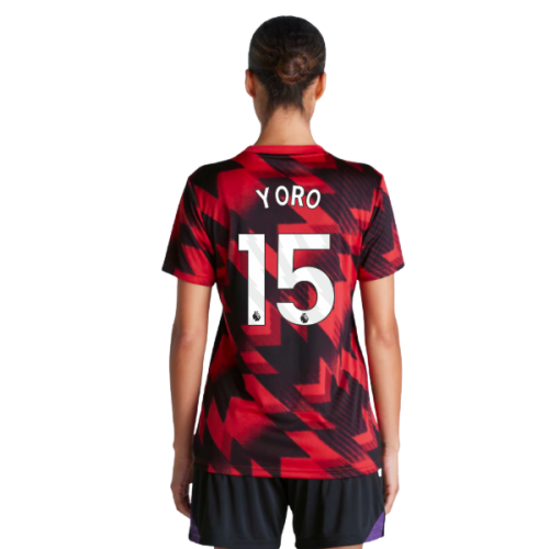 2025-2026 Man Utd Pre-Match Shirt (Red) - Womens (Yoro 15)