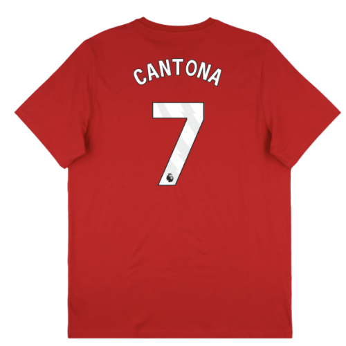 2025-2026 Man Utd Seasonal Graphic Tee (Red) (Cantona 7)