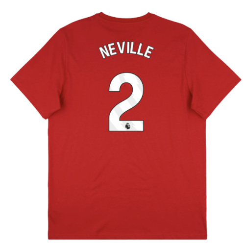 2025-2026 Man Utd Seasonal Graphic Tee (Red) (Neville 2)