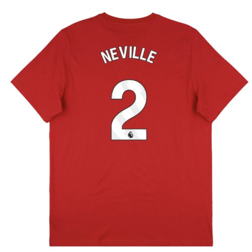 2025-2026 Man Utd Seasonal Graphic Tee (Red) (Neville 2)