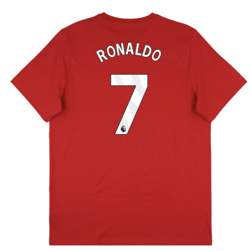 2025-2026 Man Utd Seasonal Graphic Tee (Red) (Ronaldo 7)