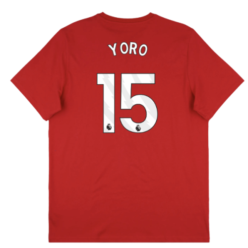2025-2026 Man Utd Seasonal Graphic Tee (Red) (Yoro 15)