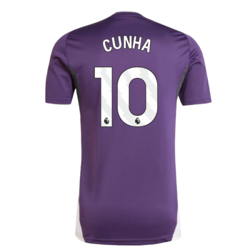 2025-2026 Man Utd Training Jersey (Aurora Plum) (Cunha 10)