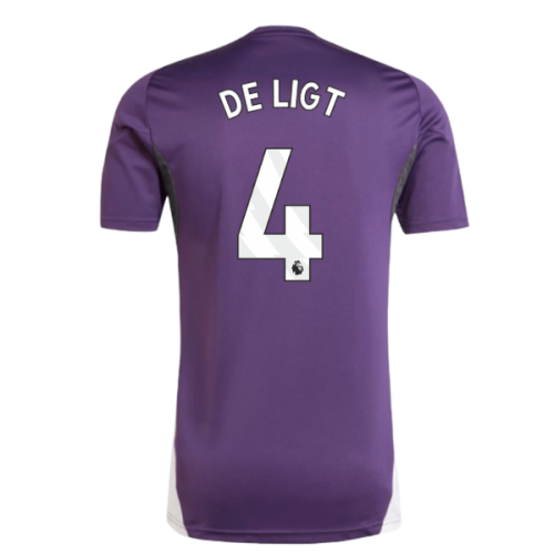2025-2026 Man Utd Training Jersey (Aurora Plum) (De Ligt 4)