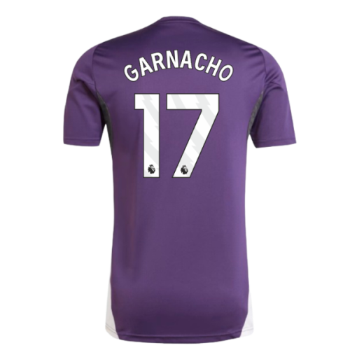 2025-2026 Man Utd Training Jersey (Aurora Plum) (Garnacho 17)