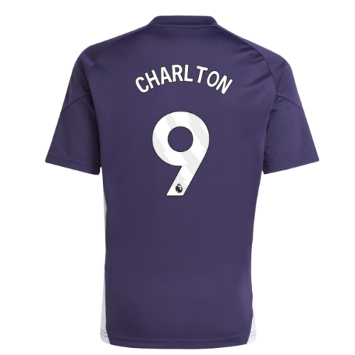 2025-2026 Man Utd Training Jersey (Aurora Plum) - Kids (Charlton 9)