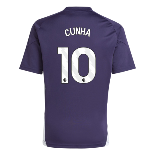 2025-2026 Man Utd Training Jersey (Aurora Plum) - Kids (Cunha 10)