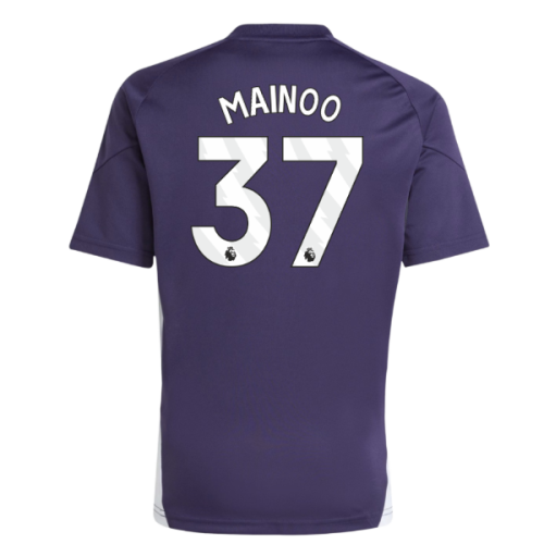 2025-2026 Man Utd Training Jersey (Aurora Plum) - Kids (Mainoo 37)