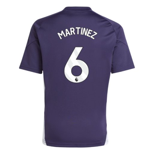 2025-2026 Man Utd Training Jersey (Aurora Plum) - Kids (Martinez 6)