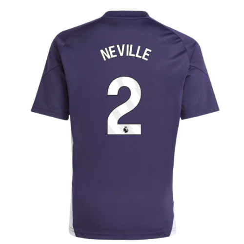 2025-2026 Man Utd Training Jersey (Aurora Plum) - Kids (Neville 2)