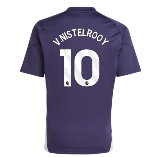 2025-2026 Man Utd Training Jersey (Aurora Plum) - Kids (V.Nistelrooy 10)