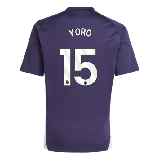 2025-2026 Man Utd Training Jersey (Aurora Plum) - Kids (Yoro 15)