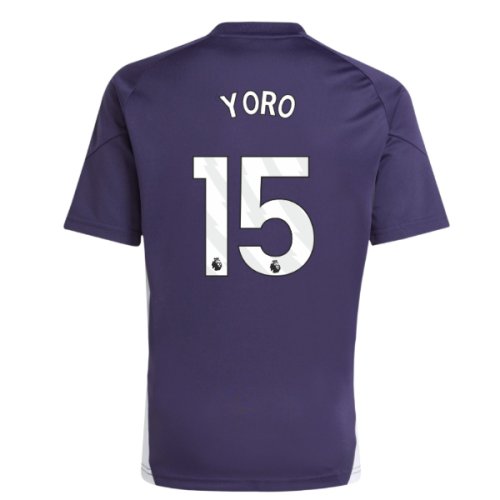 2025-2026 Man Utd Training Jersey (Aurora Plum) - Kids (Yoro 15)