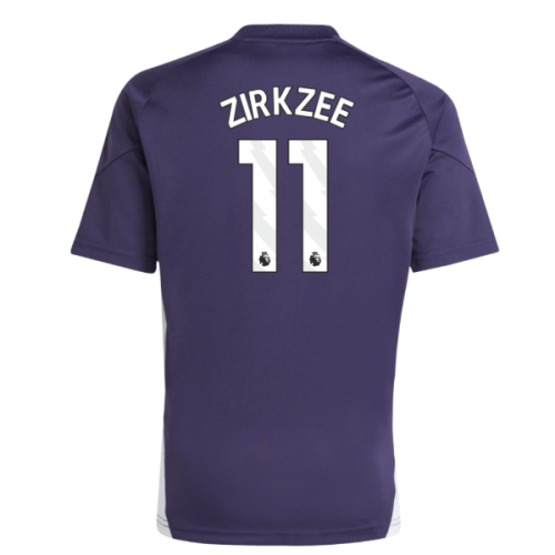 2025-2026 Man Utd Training Jersey (Aurora Plum) - Kids (Zirkzee 11)