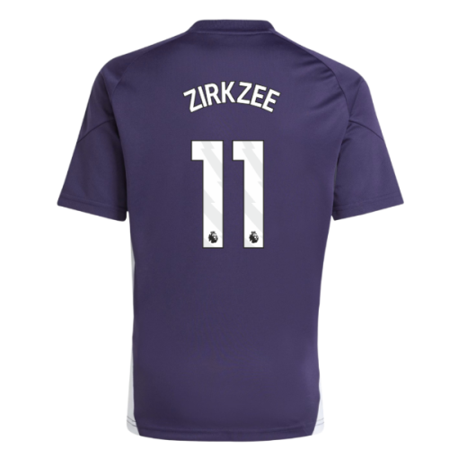 2025-2026 Man Utd Training Jersey (Aurora Plum) - Kids (Zirkzee 11)