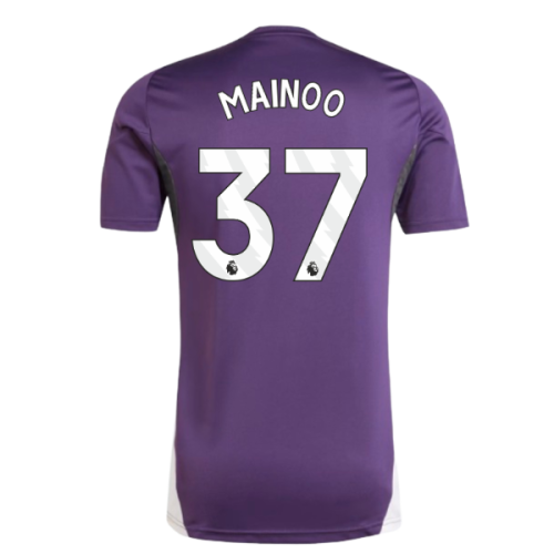 2025-2026 Man Utd Training Jersey (Aurora Plum) (Mainoo 37)