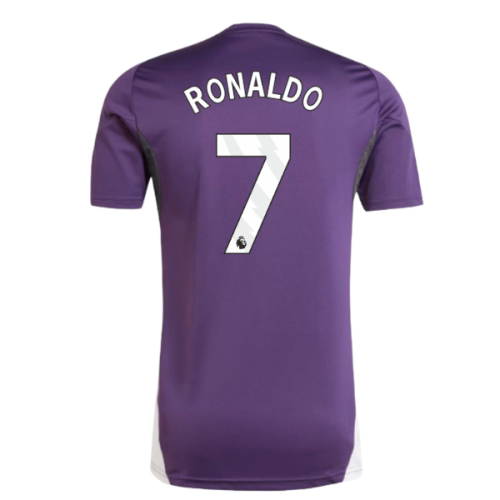 2025-2026 Man Utd Training Jersey (Aurora Plum) (Ronaldo 7)