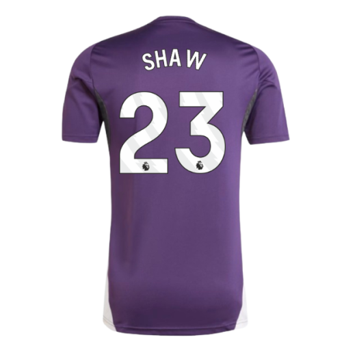 2025-2026 Man Utd Training Jersey (Aurora Plum) (Shaw 23)