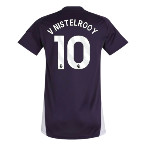 2025-2026 Man Utd Training Jersey (Aurora Plum) - Womens (V.Nistelrooy 10)