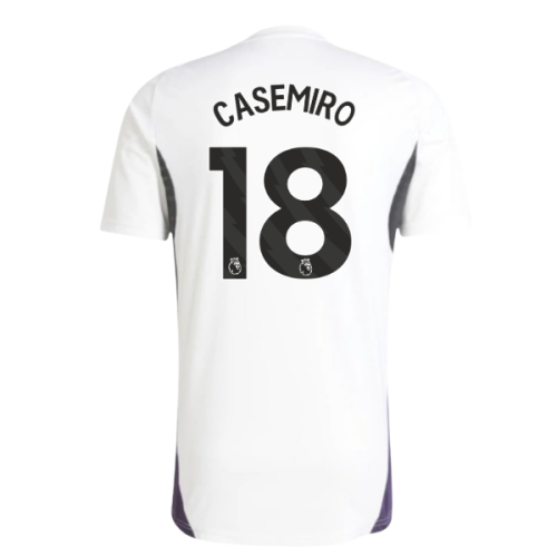 2025-2026 Man Utd Training Jersey (White) (Casemiro 18)