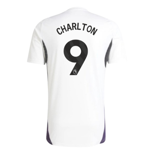 2025-2026 Man Utd Training Jersey (White) (Charlton 9)