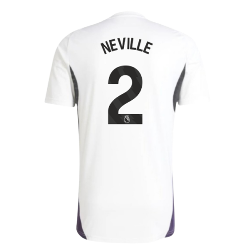 2025-2026 Man Utd Training Jersey (White) (Neville 2)
