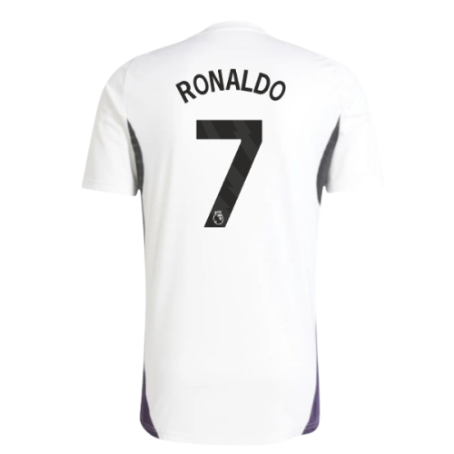 2025-2026 Man Utd Training Jersey (White) (Ronaldo 7)