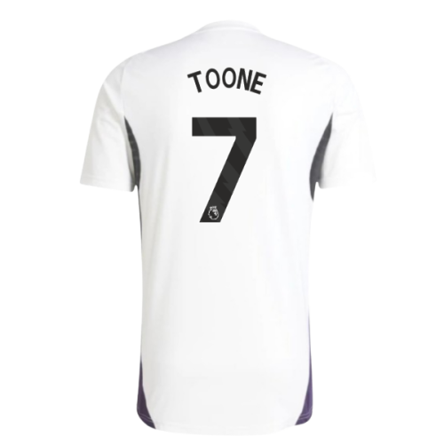 2025-2026 Man Utd Training Jersey (White) (Toone 7)
