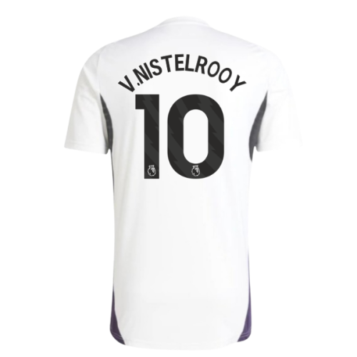 2025-2026 Man Utd Training Jersey (White) (V.Nistelrooy 10)