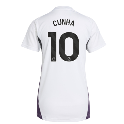 2025-2026 Man Utd Training Jersey (White) - Womens (Cunha 10)