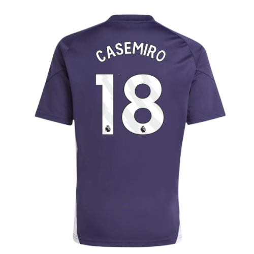 2025-2026 Man Utd Training Tee (Aurora Plum) (Casemiro 18)