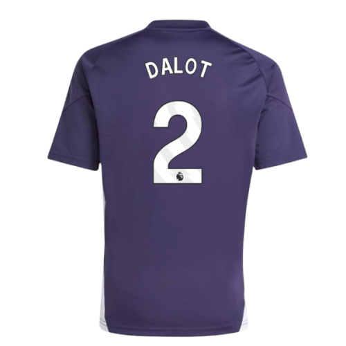 2025-2026 Man Utd Training Tee (Aurora Plum) (Dalot 2)