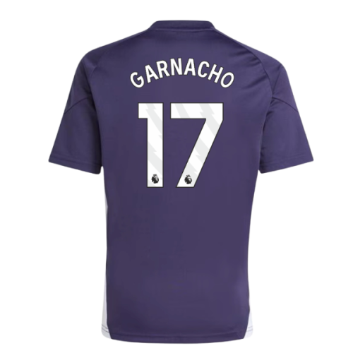 2025-2026 Man Utd Training Tee (Aurora Plum) (Garnacho 17)