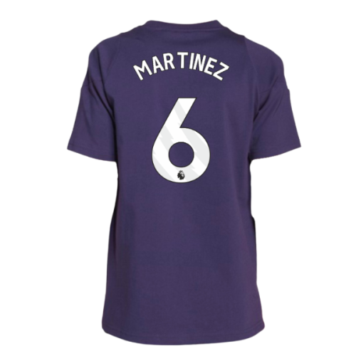 2025-2026 Man Utd Training Tee (Aurora Plum) - Kids (Martinez 6)