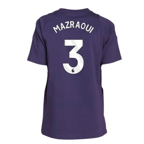 2025-2026 Man Utd Training Tee (Aurora Plum) - Kids (Mazraoui 3)