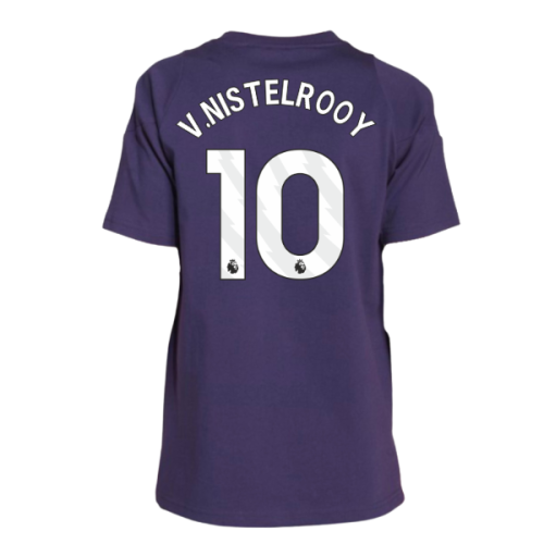 2025-2026 Man Utd Training Tee (Aurora Plum) - Kids (V.Nistelrooy 10)