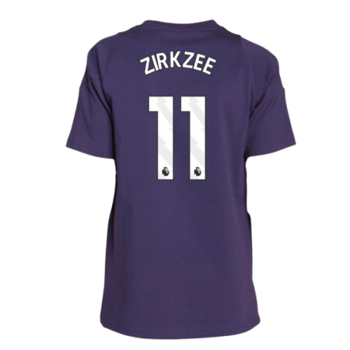 2025-2026 Man Utd Training Tee (Aurora Plum) - Kids (Zirkzee 11)